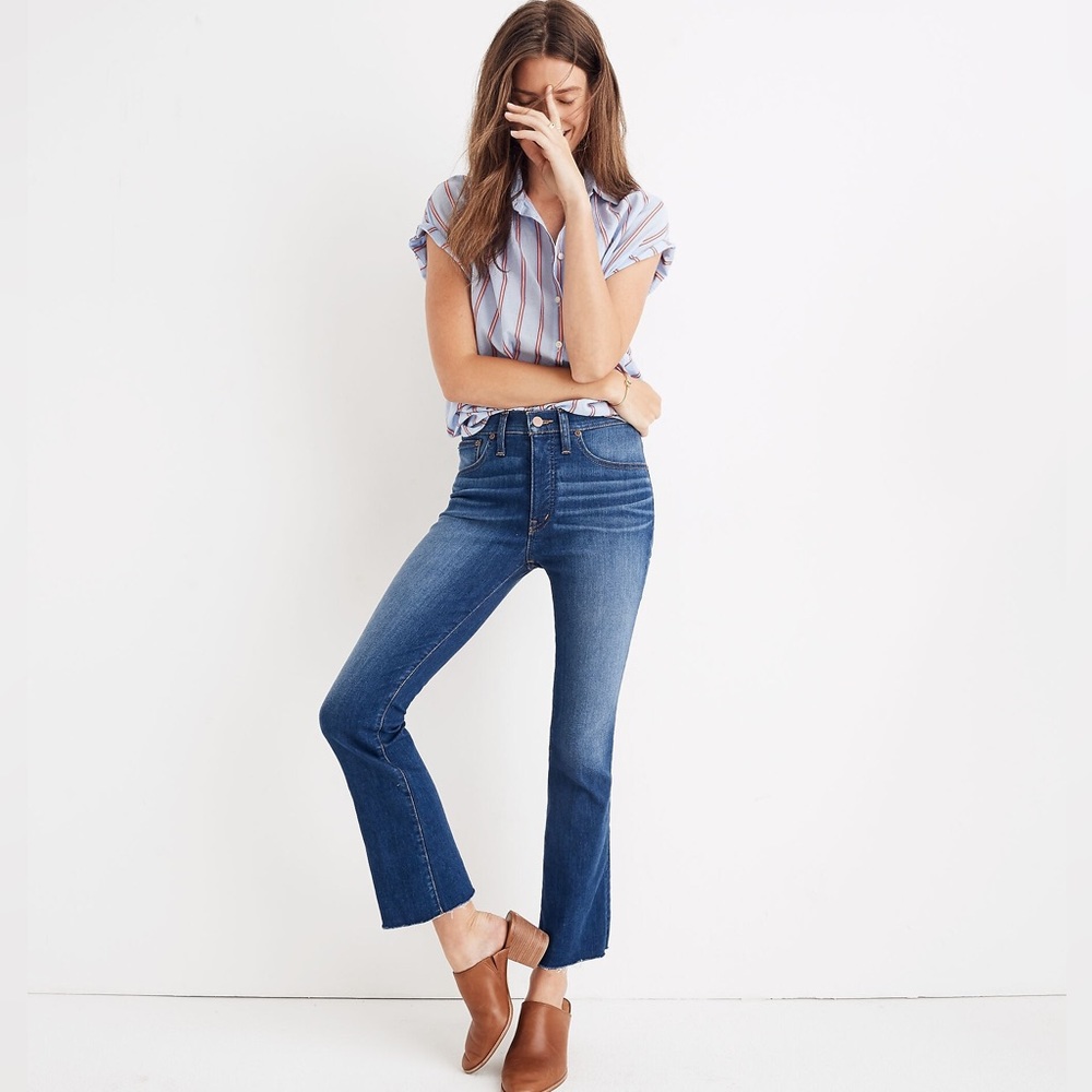 Madewell Size 28 Cali Demi-Boot Jeans in Marco Wash
